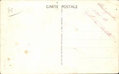 CPA Hyeres Palmen gesehen in Richtung in Richtung den Hotels und zum Schloss