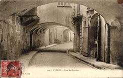 CPA Hyeres die Palmen Strasse der Portale