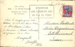 CPSM La Seyne sur Mer Camping