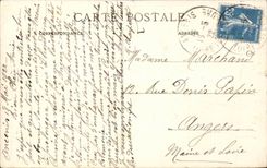 CPA Ancenis Statue of Joachim of Bellay