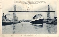 CPA Nantes the port Boat