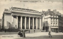 CPA Nantes the large theater
