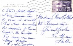 CPSM Missilac Hereinkommen des Schlosses von Bretesche