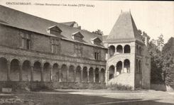 CPA Chateaubriant Castle Renaissance arcades