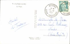 CPA La Baule the beach