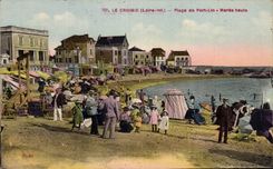 CPA Croisic Beach of Port Flax High tide