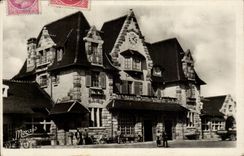 CPA La Baule Escoublac the new station of the railroads