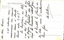 CPA Pouliguen Seen of the port