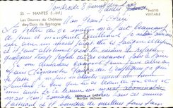 CPA Nantes ditches of the castle of the Dukes of Brittany