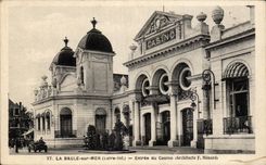 CPA Baule on sea Entrance of the casino