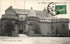 CPA Nantes the castle Entering