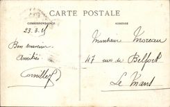 CPA Nantes the castle Entering