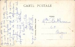 CPA Batz on sea On the dimension the bridge of the devil One day of storm