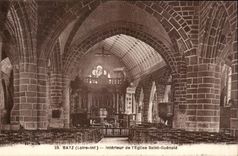Interior Batz CPA of the church Saint Guenole