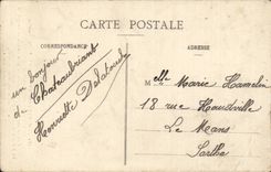 Chateaubriant CPA House of staircase of the colonnade of the castle of Renaissance