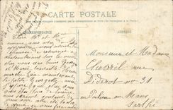 Chateaubriant CPA Castle of Renaissance the Home seigneurial and colonnade