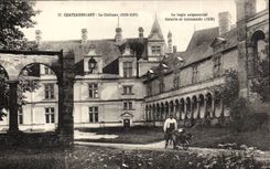 Chateaubriant CPA the Garden castle