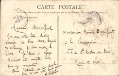 Chateaubriant CPA grosses Haus und Unterhalt des starken Schlosses