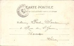 Chateaubriant CPA Ruins of the keep Seen from of the house of the Fields