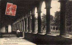 Chateaubriant CPA Colonnade of the castle