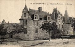 Chateaubriant CPA Places terraces the castle
