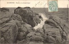 CPA Croisic Rock the large furnace bridge