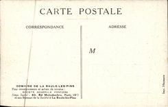 CPA La Baule pines the park of Dryades in winter