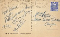 CPA La Baule the beach seen of the casino