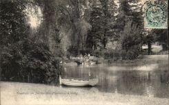 CPA Nantes Botanical garden the pond