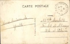 CPA La Baule Avenue of the Limes and place of the palm trees