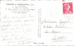 CPSM Martyrdom of Pontchateau