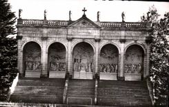 CPSM Calvaire of Pontchateau the way of the Jesus Cross condemns died