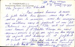 CPSM Tharon Strand-Prachtstrasse des Ozeans in Richtung zu Cormier