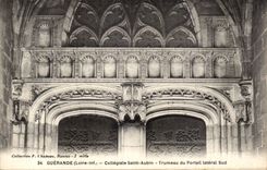 CPA Guerande collegial Saint Aubin Pier of the southern side gate