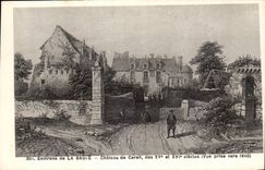 CPA Umlagerungen des Baule Schlosses von Careil der 15 und des 16 (gesehen von ungefahr 1840)