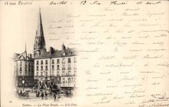 CPA Nantes the royal place