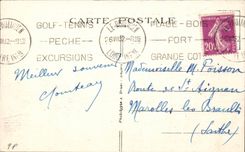 CPA Pouliguen Rocks of the great dimension