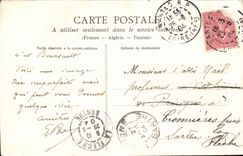 CPA Sainte Pazanne die Kirche