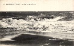 CPA am Rand des Ozeanmeeres durch schweres Wetter