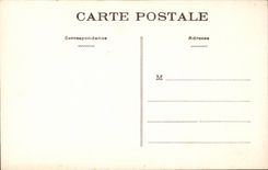 CPA Pouliguen the beach one day of storm