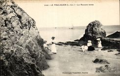 CPA Pouliguen round rocks