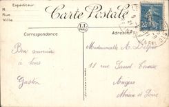 CPA Pouliguen the walk and the exit of the port of the Emile Solacroup