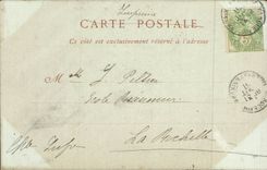 CPA Nantes the castle seen from of the station