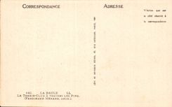 CPA La Baule on sea tennis club through the pines (Ferdinand Menard)