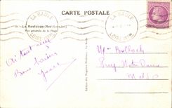 CPA Baule on sea View of the beach