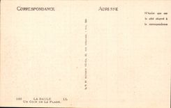 CPA La Baule on sea a corner of the beach