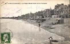 CPA La Baule on sea the beach has high tide towards Pouliguen