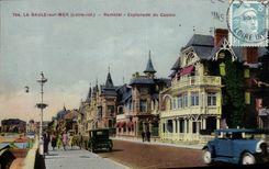 CPA La Baule on sea Fill Esplanade of the casino
