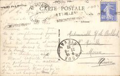 CPA La Baule Seen on the beach taken of the park to the asses donkey