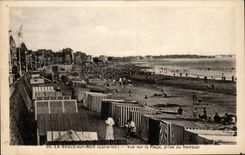 CPA La Baule Seen on the beach taken of the embankment
